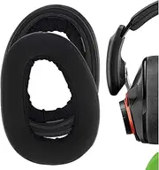 Geekria Comfort Hybrid Velour Replacement Ear Pads for Sennheiser GSP 600, GSP 601 GSP 602, GSP 670, GSP 500 Headphones Ear Cushions, Headset Earpads, Ear Cups Cover Repair Parts (Black)