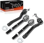 A-Premium Set of 4, Front Inner & Outer Tie Rod End Kit, Compatible with Lexus LS460 2007-2017