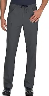 [koi] Lite Men's Endurance Straight Leg Drawstring Scrub Pant Xx-Large Tall Charcoal