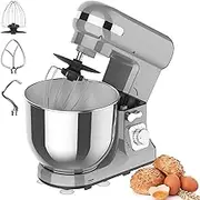 ADVWIN Stand Mixer, 1400W 6.5L Kitchen Food Mixer, 6 Speed with Tilt Head Pulse Electric Mixer, Home Stand Mixer for Housewives, Can Make Dough& Mix Food& Whip Egg Whites/Cream/Butter Chef Machine