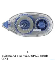 Quill Permanent Glue Tape Set Of 2 New In Box