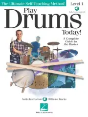 Play Drums Today! Level 1 Learn Beginner Music Lessons Hal Leonard Book Audio