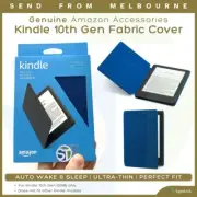 Genuine Amazon Kindle 10th Generation 6" Case Fabric Cover Auto Wake/Sleep Blue