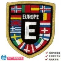 在飛比找樂天市場購物網優惠-歐洲盾型立體繡徽章 手工藝 熨斗貼布 國旗補丁 歐盟立體布章