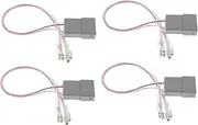 Homoyoyo 4pcs Car Speaker Adapter High-pitched for Easy Installation Non-Destructive Wiring Enhanced Sound Clarity for Speaker Replacement Install Adapter