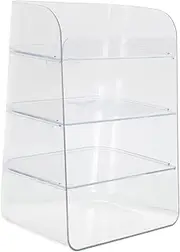 DONFAMDS Makeup Desk Organizer Cosmetic Storage Holder for Vanity Dresser Bathroom Lightweight Reusable Display Case for Lipsticks Perfumes Skincare Efficient Space-saving