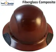 DAX Fiberglass Composite Lift Safety Full Brim Hard Hat - Natural Tan