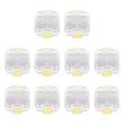 10Pcs Plastic Denture Tooth Box with Film High Quality Denture Storage Box7376