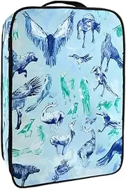 [YTYVAGT] Travel Shoe Bag,Waterproof Portable Organizer Storage Shoe Pouch,Animal Camel Lion Giraffe Owl