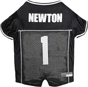 NFLPA Dog Jersey - CAM Newton #1 Pet Jersey - NFL Carolina Panthers Mesh Jersey, Large
