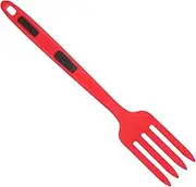 Hoement Multi Function Nonstick Cooking Fork Large Food Safe Fork for Stirring Salads and Dishes for Home Cooking and Outdoor Use Bright