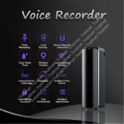 16GB 32GB Spy Digital Voice Activated Magnetic Recorder Mini Audio MP3 Player