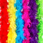 Feather Boa Stripe Fluffy Craft Costume Dress Up Wedding Party Flower Decor