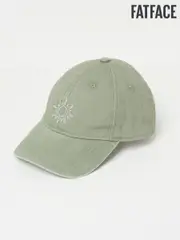 FatFace Green Embroidered Sun 100% Cotton Cap (AA7130) | $42