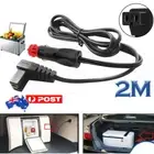 2M Power Lead Cable Cord 12V Merit and Cigarette Plug to Waeco Fridge Adaptor