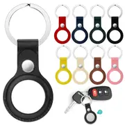 Leather Key Chain Cases compatible with Apple Airtags