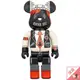 BE@RBRICK 庫柏力克熊 bearbrick ANNA SUI RED & BEIGE 400％