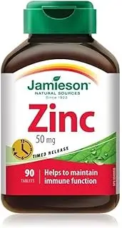 Jamieson Zinc 50 mg, 90 tablets