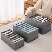 Capacity Storage Box Wardrobe Storage Box Clothing Storage Box with Grids