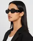 PRADA EYEWEAR PR 17WS BLACK SUNGLASSES NIB