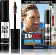for Men Formula X - Instant Brush-On Beard & Mustache Color - 1-pack Light/Medium Brown