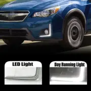 Fit For Subaru XV 2016-2017 LED DRL Daytime Running Fog Light Lamps