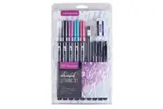 10pc Tombow Advanced Lettering Calligraphy Writing Drawing Dual Brush Pen Set