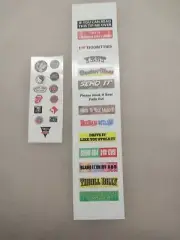 RC Crawler Decals Bumper Stickers TRX4 RC4WD SCX10 RGT MST 1/10 Scale accessory