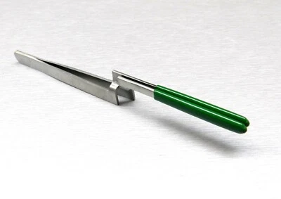 Rubber Tipped Tweezers Articulating Type PVC Coated Tips Cross Locking -Stand Up