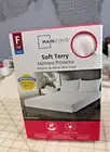 Waterproof Soft Terry Waterproof Mattress Protector Bedding White Full Fitted