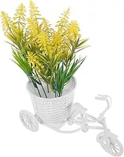 Kisangel Beautiful Plastic Tricycle Flower Craft for Wedding Decor Home Bedroom Living Room Windowsill Random