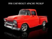 1958 Chevrolet Apache Pickup Truck NEW Metal Sign: 12x16" Free Shipping