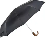 [Clifton Umbrellas] Clifton Auto Open Close With Wood Handle, Black