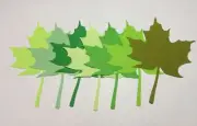 DIE CUT LEAF LEAVES SET OF 200 5" H Scrapbooking