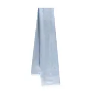 Logo tassel scarf One size light blue