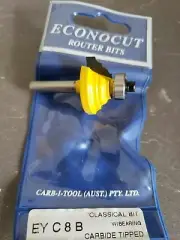 Router Bits - 3.2mm Classical Bit 1/4 shk ECONOCUT from CARB-I-TOOL