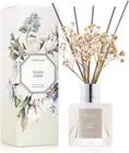 Reed Diffuser Set,3.38 Fl Oz (100 Ml) - Clean Linen Oil Diffusers with 8 Reed St