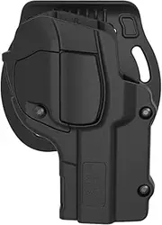OMITAC OWB Holster For Beretta 92FS 92 M9 Paddle Holster Military Gun Polymer Holster Tactical Outer Waistband Open Paddle Belt Holster For Beretta 92 Right Handed Black