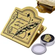 Brass Gold Clip Binder Clips Metal Paper Clips Heavy Duty Bulldog Hinge Clips...