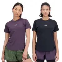 在飛比找ETMall東森購物網優惠-New Balance 女裝 短袖上衣 排汗速乾 美版 黑/