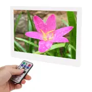 Digital Photo Frame 12in Electronic Photo Album HD MP3 MPEG4 Picture Player ECM
