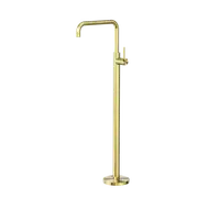 Nero Mecca Freestanding Bath Mixer Square Shape Brushed Gold NR221903bBG