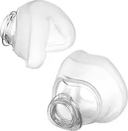 AirSmart 2 Packs Replacement Cushion for Wisp, Nasal Replacement Cushion for Wisp Fabric and Silicone Frame,Great Value Supplies (M)