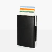 在飛比找PChome24h購物優惠-Cascade Wallet RFID 安全防盜真皮三摺錢包