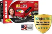 Diamond VC500 USB 2.0 1 Touch VHS to DVD Video Capture Device Easy Use Software
