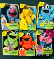 NEW! Sesame Street Micro Plush SET OF 6 - Elmo Big Bird Abby Grover Oscar Cookie