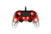 PS4 Nacon Light Up Red Wired Controller (PS4) [Pre-Owned]