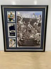 Personally Signed Gary Ablett Snr Game Worn Glove and Collage Amazing with a COA