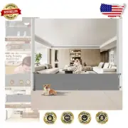 Super Safe 200-Inch Retractable Mesh Gate for Children & Pets - Easy Install