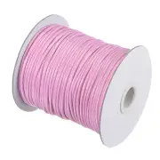 Beading Thread Bracelet Weave Craft Cord 2mm 78M/Roll, Pink